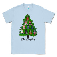Dusty Blue ohh Christmas trees Classic Tee - RanaPortraitStore
