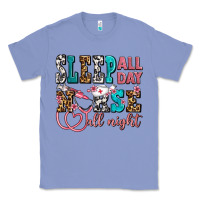 Colony Blue sleep all day nurse all night Classic Tee - AdoDesignShop
