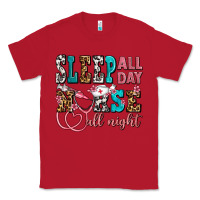 Red sleep all day nurse all night Classic Tee - AdoDesignShop