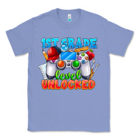 Colony Blue 1st Grade Level Unlocked Classic Tee - CowhideDigitalArt