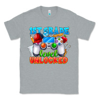 Heather Grey 1st Grade Level Unlocked Classic Tee - CowhideDigitalArt