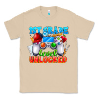 Mushroom 1st Grade Level Unlocked Classic Tee - CowhideDigitalArt