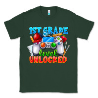 Sports Green 1st Grade Level Unlocked Classic Tee - CowhideDigitalArt