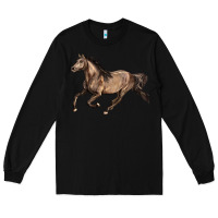 Black Missouri Fox Trotter horse Long Sleeve Tee - LillyAllenDesigns