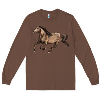 Chestnut Missouri Fox Trotter horse Long Sleeve Tee - LillyAllenDesigns