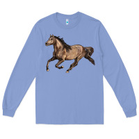 Colony Blue Missouri Fox Trotter horse Long Sleeve Tee - LillyAllenDesigns