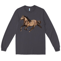 Smoke Missouri Fox Trotter horse Long Sleeve Tee - LillyAllenDesigns