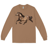 Toasted Coconut Missouri Fox Trotter horse Long Sleeve Tee - LillyAllenDesigns