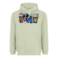 Matcha police coffee Heavyweight Hoodie - Jasminsmagicworld
