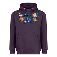 Plum police coffee Heavyweight Hoodie - Jasminsmagicworld