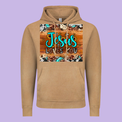 Jesus Loves You Vintage Hoodie Designed By Jahusdesignshop