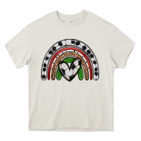 Cream soccer rainbow Heavy Core Tee - Zillion Design Studio