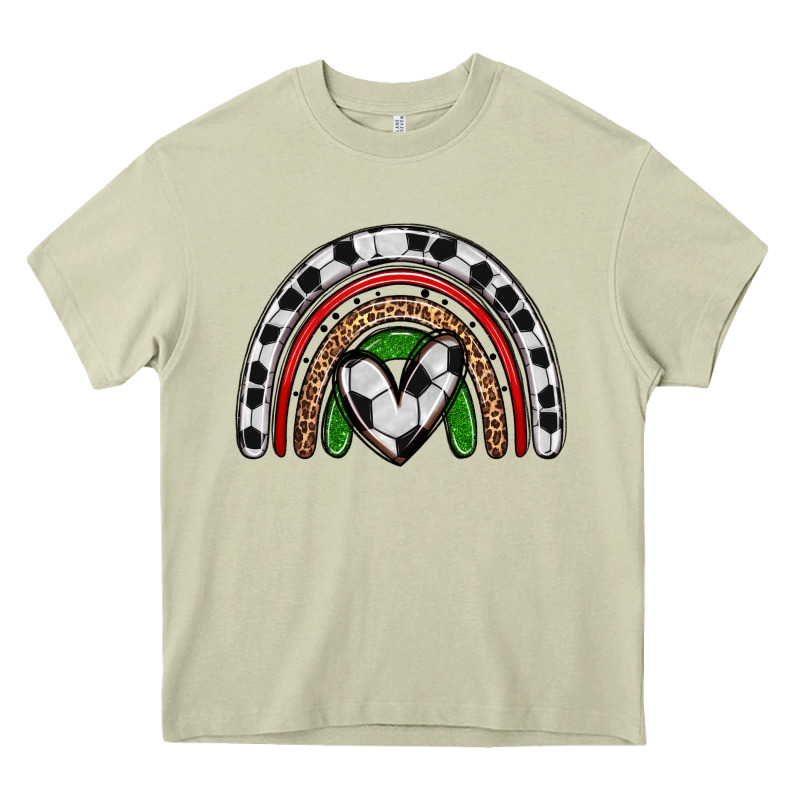 Soccer Rainbow Heavy Core Tee by Zillion Design Studio | Teevron