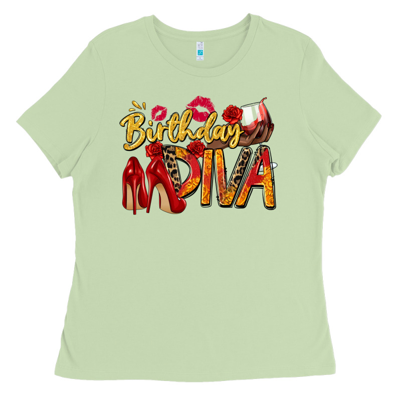 Birthday Diva Ladies Tee by Zillion Design Studio | Teevron
