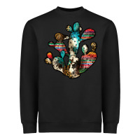 Black serape cactus Heavyweight Sweatshirt - JahusDesignShop