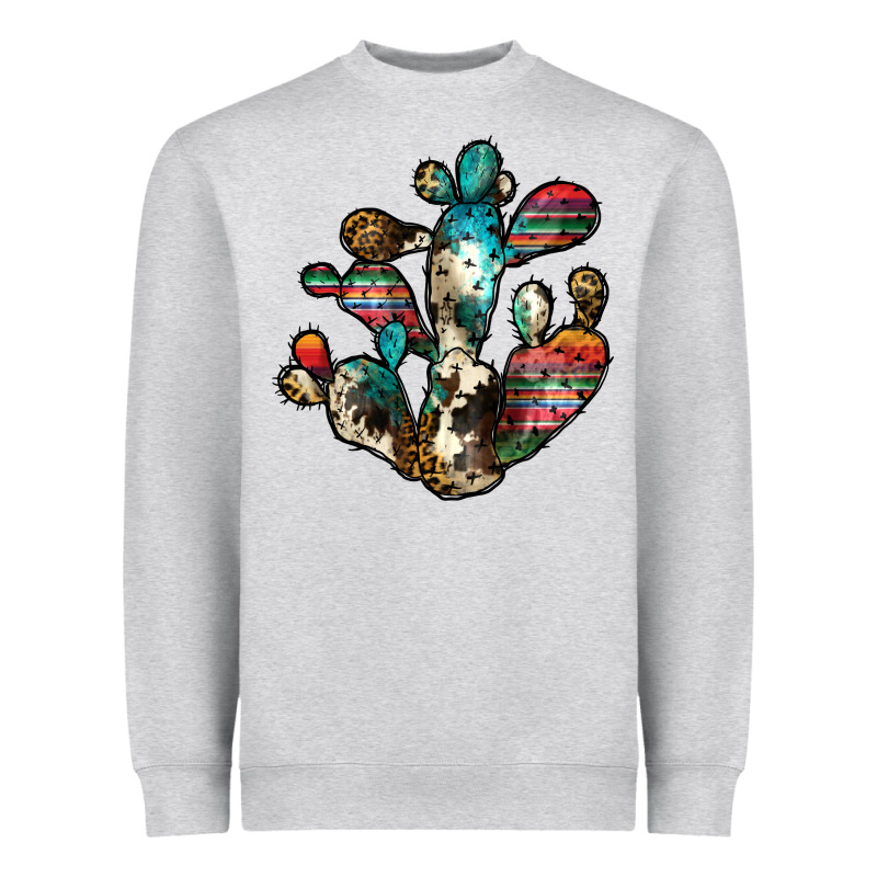 Serape Cactus Heavyweight Sweatshirt by JahusDesignShop | Teevron