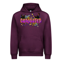Mauve Wine just graduated 2024 Urban Hoodie - CowGirlArtShop