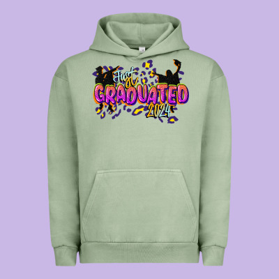 Just Graduated 2024 Urban Hoodie Designed By Cowgirlartshop