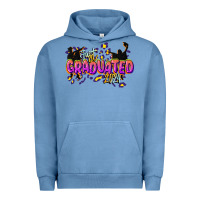 Pigment Pebble Blue just graduated 2024 Urban Hoodie - CowGirlArtShop