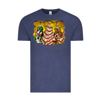 Vintage Denim christmas tree cake and christmas pattern ado Vintage Tee - AdoDesignShop