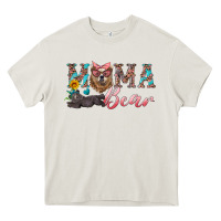 Cream mama bear with mama and baby Heavy Core Tee - Artiststas