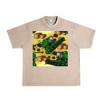 French Oak harvester seamless pattern Urban Heavy Tee - BundleAndBundleShop