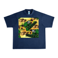 Navy harvester seamless pattern Urban Heavy Tee - BundleAndBundleShop