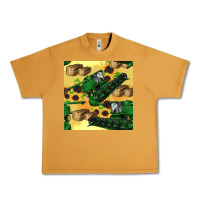 Peanut Butter harvester seamless pattern Urban Heavy Tee - BundleAndBundleShop