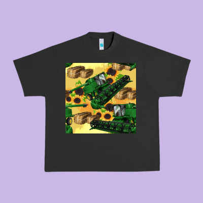 Harvester Seamless Pattern Urban Heavy Tee Designed By Bundleandbundleshop