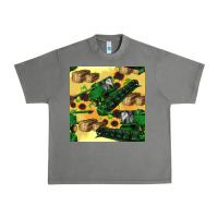 Tornado harvester seamless pattern Urban Heavy Tee - BundleAndBundleShop
