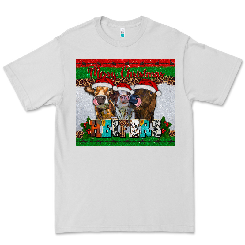 Merry Christmas Heifers Premium Tee by RanaPortraitStore | Teevron