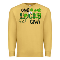 Antique Gold St. Patrick's Day One Lucky Cna Premium Sweatshirt - RanaPortraitStore