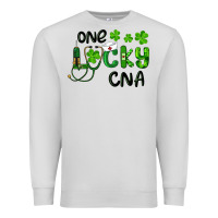 Dove Grey St. Patrick's Day One Lucky Cna Premium Sweatshirt - RanaPortraitStore