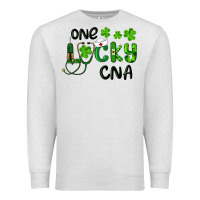 Oatmeal Heather St. Patrick's Day One Lucky Cna Premium Sweatshirt - RanaPortraitStore