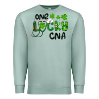 Seafoam St. Patrick's Day One Lucky Cna Premium Sweatshirt - RanaPortraitStore