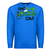 True Royal St. Patrick's Day One Lucky Cna Premium Sweatshirt - RanaPortraitStore