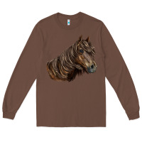 Chestnut missouri horse Long Sleeve Tee - LillyAllenDesigns