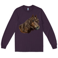 Plum missouri horse Long Sleeve Tee - LillyAllenDesigns