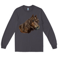 Smoke missouri horse Long Sleeve Tee - LillyAllenDesigns
