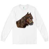 White missouri horse Long Sleeve Tee - LillyAllenDesigns