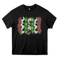 Black soccer brushstroke Heavy Core Tee - Zillion Design Studio