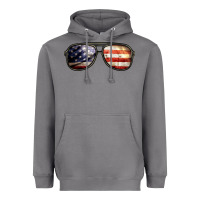 Storm amerıcan flag glasses Heavyweight Hoodie - BarkalooDesign
