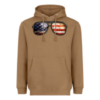 Toasted Coconut amerıcan flag glasses Heavyweight Hoodie - BarkalooDesign