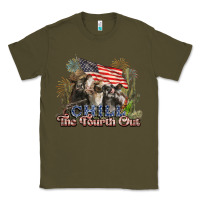 Army Green chill the fourth out cows 4th july america Classic Tee - NancyCooperArtShop