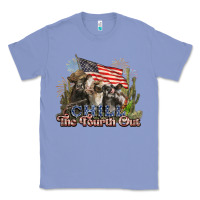 Colony Blue chill the fourth out cows 4th july america Classic Tee - NancyCooperArtShop