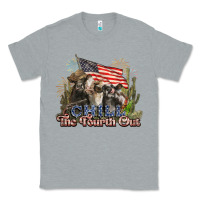 Heather Grey chill the fourth out cows 4th july america Classic Tee - NancyCooperArtShop