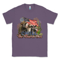 Lavender chill the fourth out cows 4th july america Classic Tee - NancyCooperArtShop