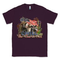 Plum chill the fourth out cows 4th july america Classic Tee - NancyCooperArtShop