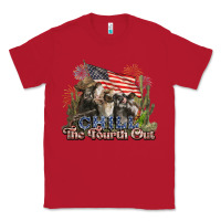 Red chill the fourth out cows 4th july america Classic Tee - NancyCooperArtShop