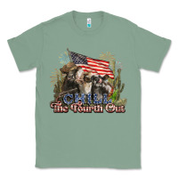 Sage chill the fourth out cows 4th july america Classic Tee - NancyCooperArtShop